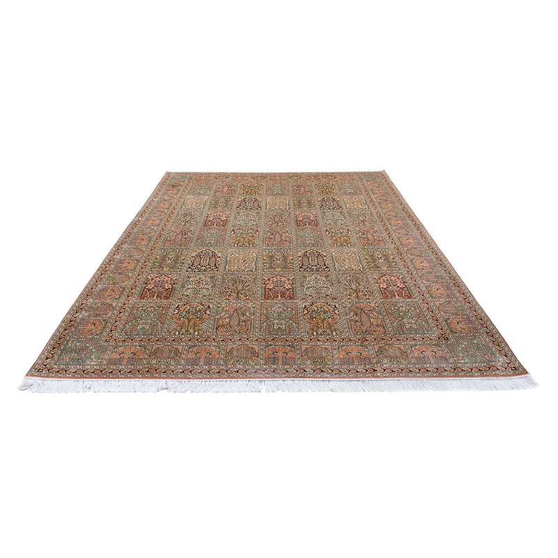 Seda da Caxemira Tapete 336x251cm - Tapete Oriental
