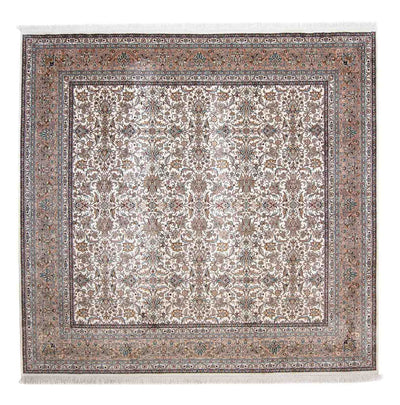 Seda da Caxemira Tapete 243x246cm - Tapete Oriental