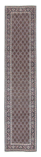 Corredor Tapete Persa - Tabriz - 391 x 76 cm - cinzento