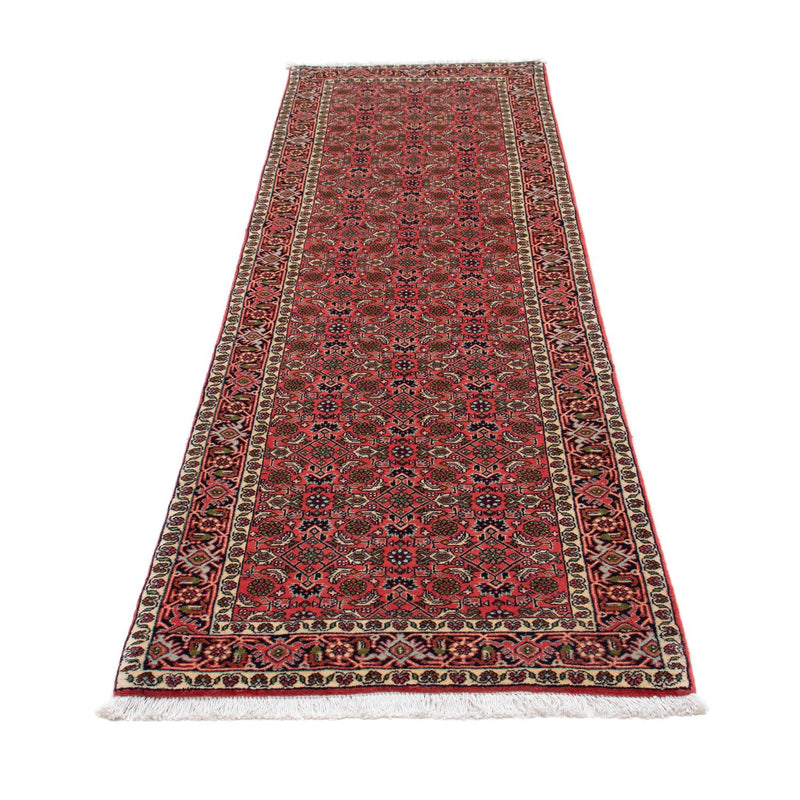 Corredor Tapete Persa - Bijar - 248 x 71 cm - vermelho claro