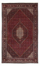 Tapete Persa - Bijar - 248 x 148 cm - vermelho escuro