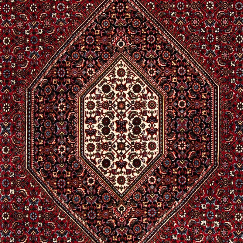 Tapete Persa - Bijar - 248 x 148 cm - vermelho escuro