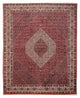 Tapete Persa - Bijar - 293 x 248 cm - vermelho claro