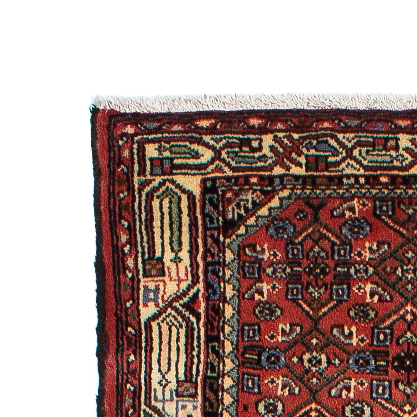 Corredor Tapete Persa - Nomadic - 305 x 76 cm - ferrugem