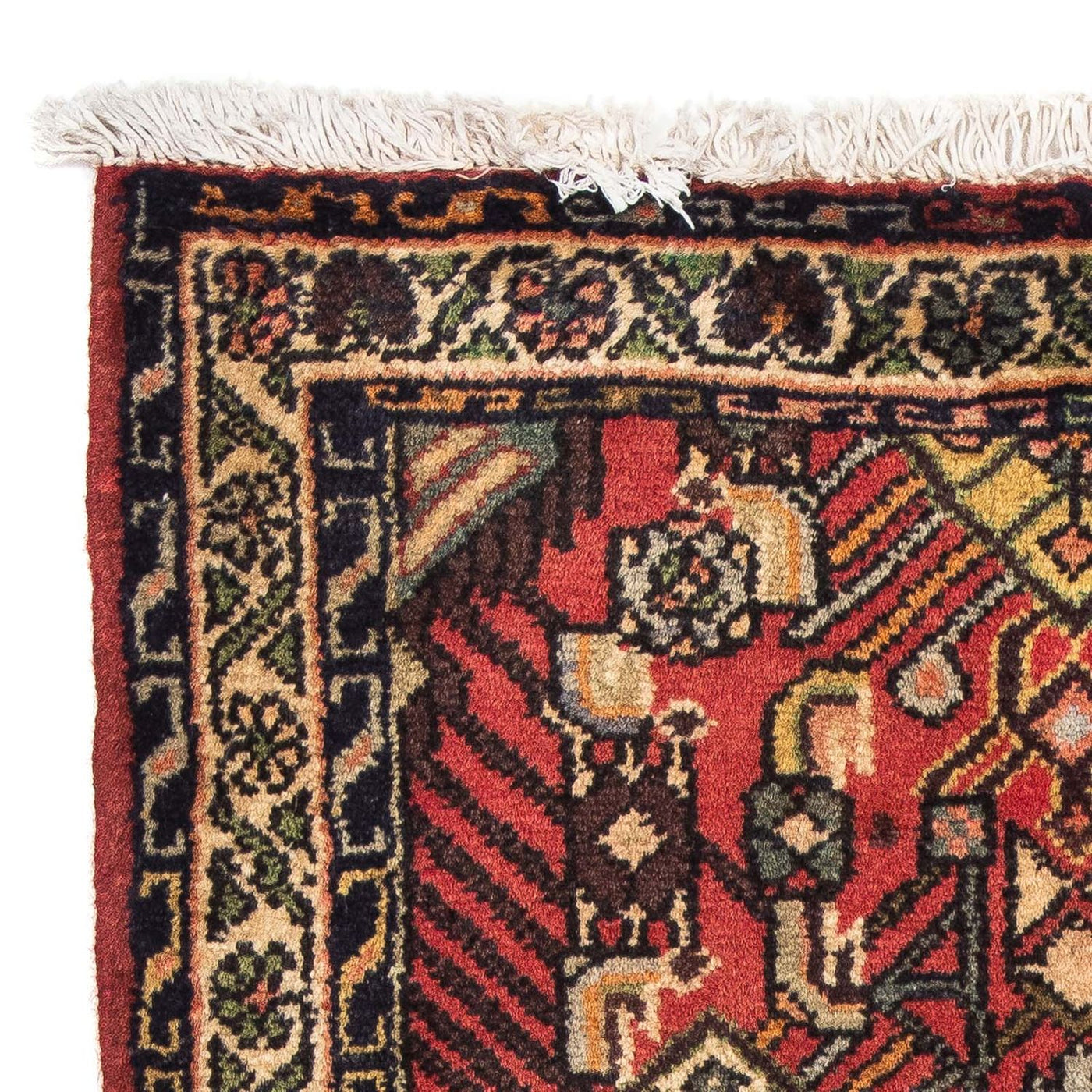 Tapete Persa - Nomadic - 93 x 63 cm - vermelho escuro