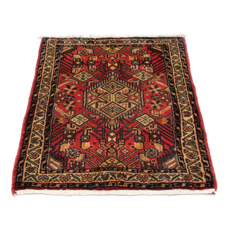 Tapete Persa - Nomadic - 93 x 63 cm - vermelho escuro