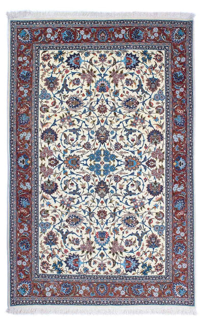 Qom Tapete 137x215cm - Tapete persa - bege