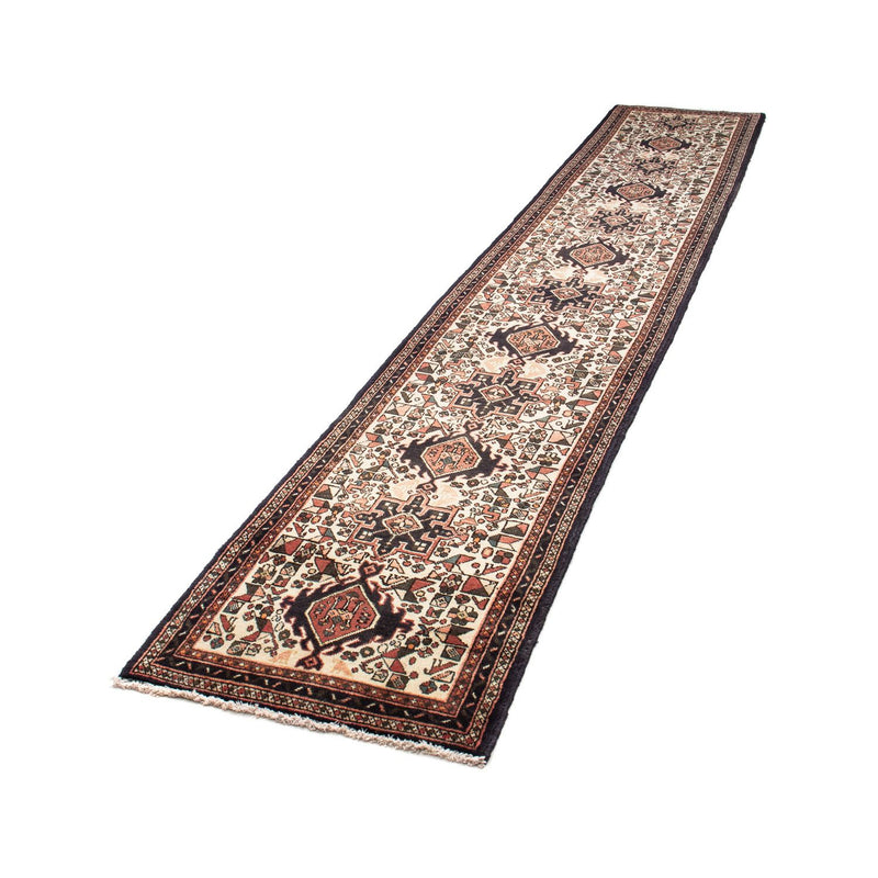 Corredor Tapete Persa - Nomadic - 389 x 70 cm - bege
