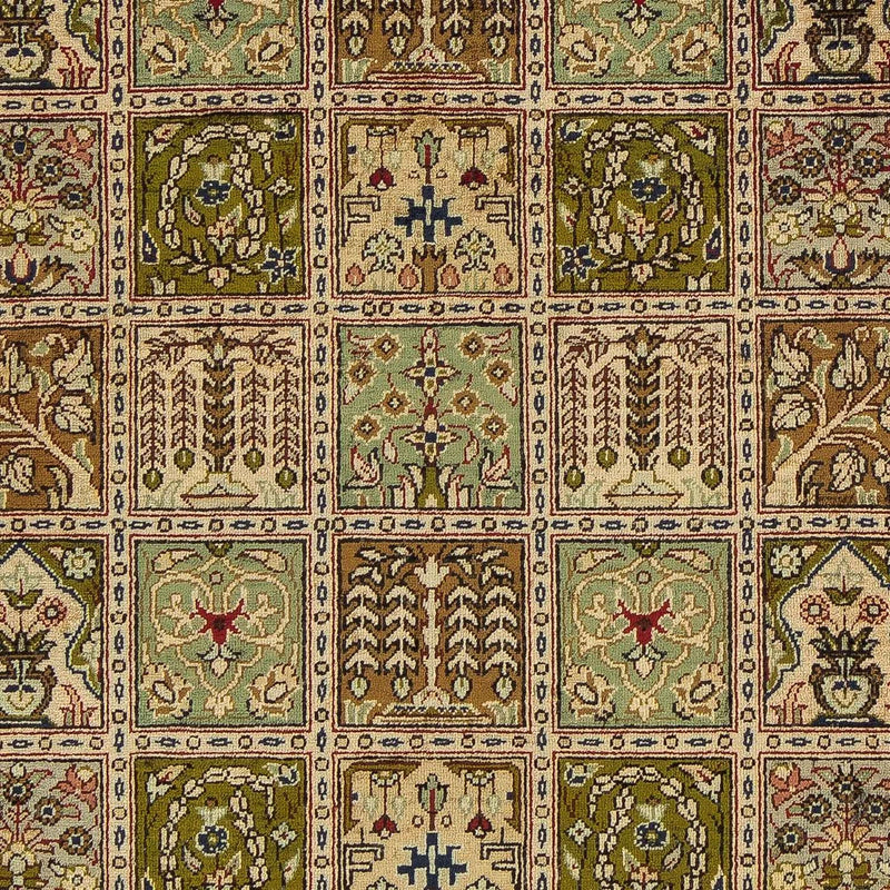 Tapete persa - Ghom - 72 x 55 cm - multicolorido