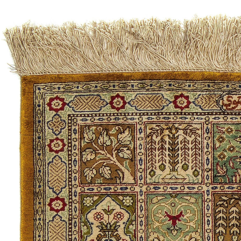 Tapete persa - Ghom - 72 x 55 cm - multicolorido