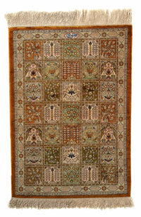 Tapete persa - Ghom - 76 x 55 cm - multicolorido – product image