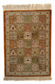 Tapete persa - Ghom - 76 x 55 cm - multicolorido