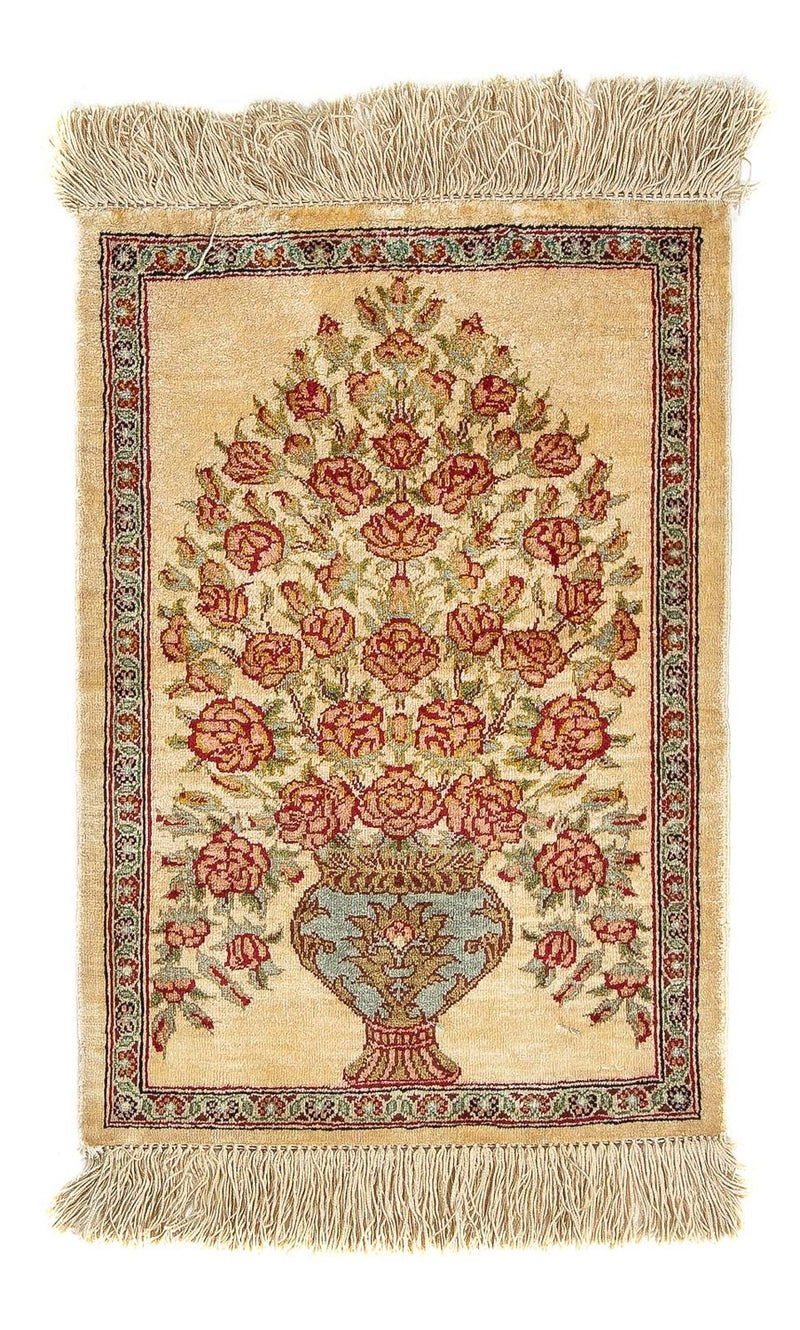 Qom seda Tapete 42x31cm - Tapete persa