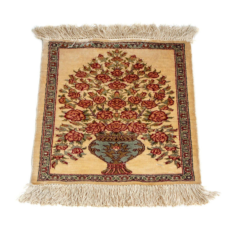 Qom seda Tapete 42x31cm - Tapete persa