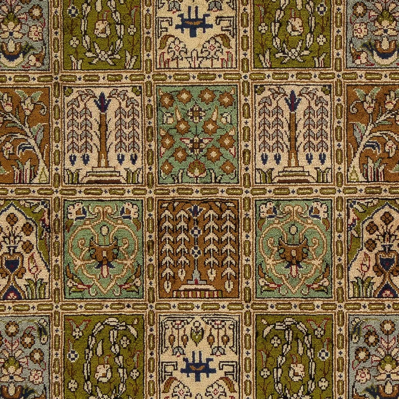 Tapete persa - Ghom - 73 x 54 cm - multicolorido