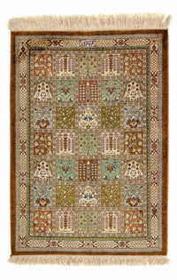 Tapete persa - Ghom - 77 x 55 cm - multicolorido – product image