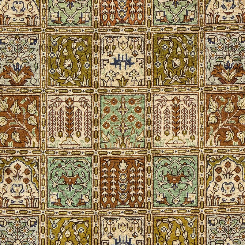 Tapete persa - Ghom - 77 x 55 cm - multicolorido