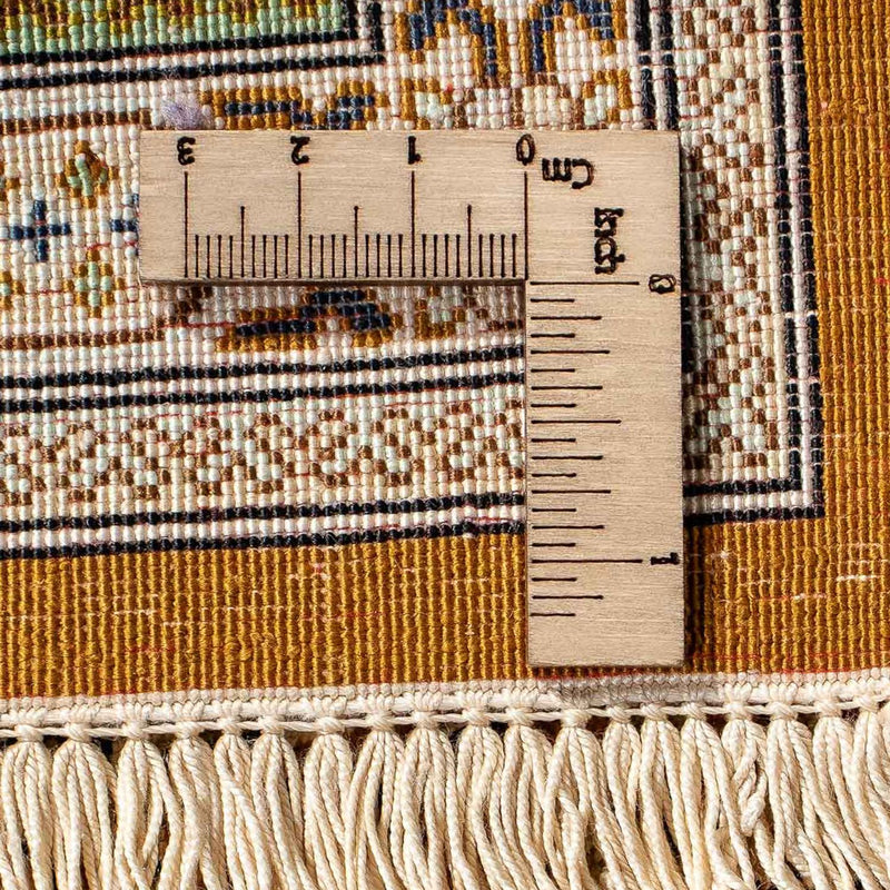 Tapete persa - Ghom - 77 x 55 cm - multicolorido