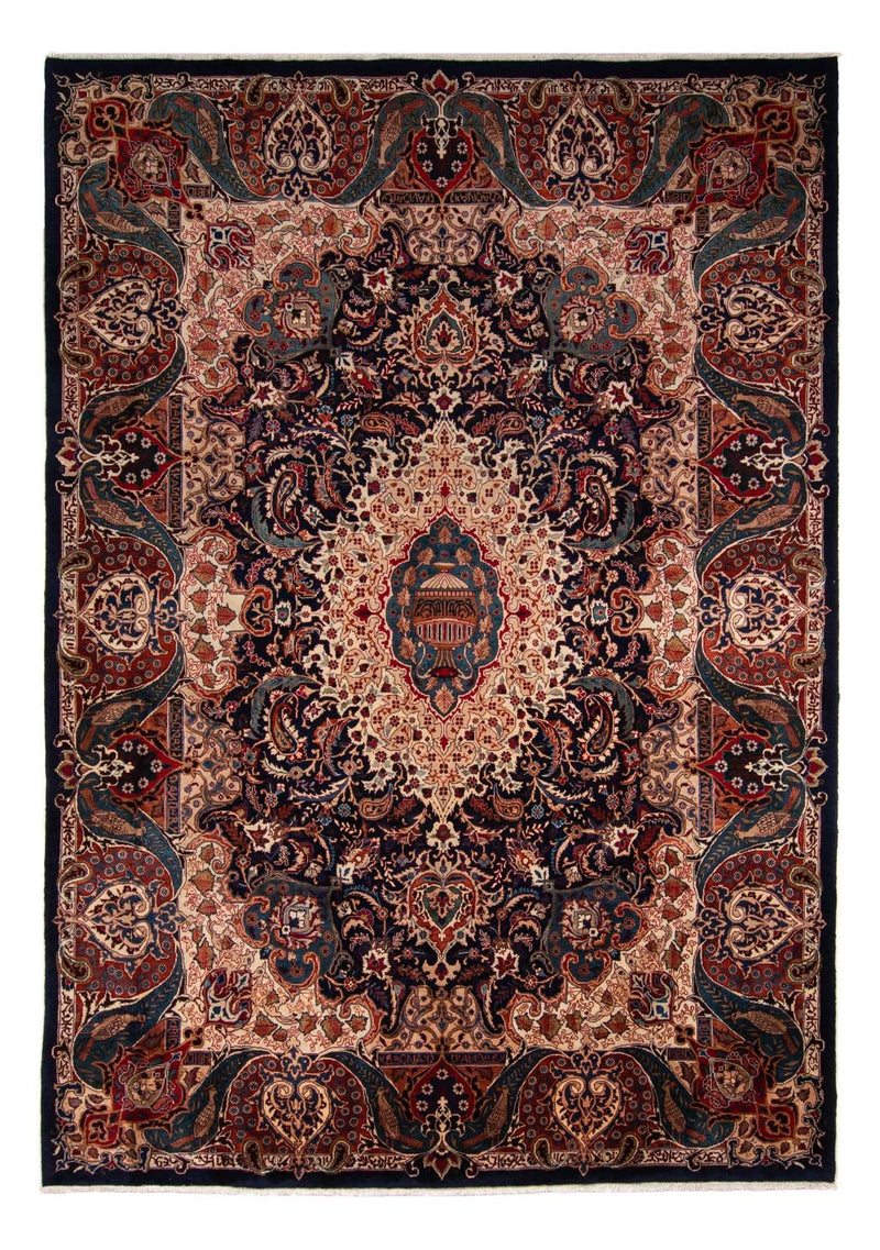 Tapete Persa - Clássico - 365 x 257 cm - azul escuro
