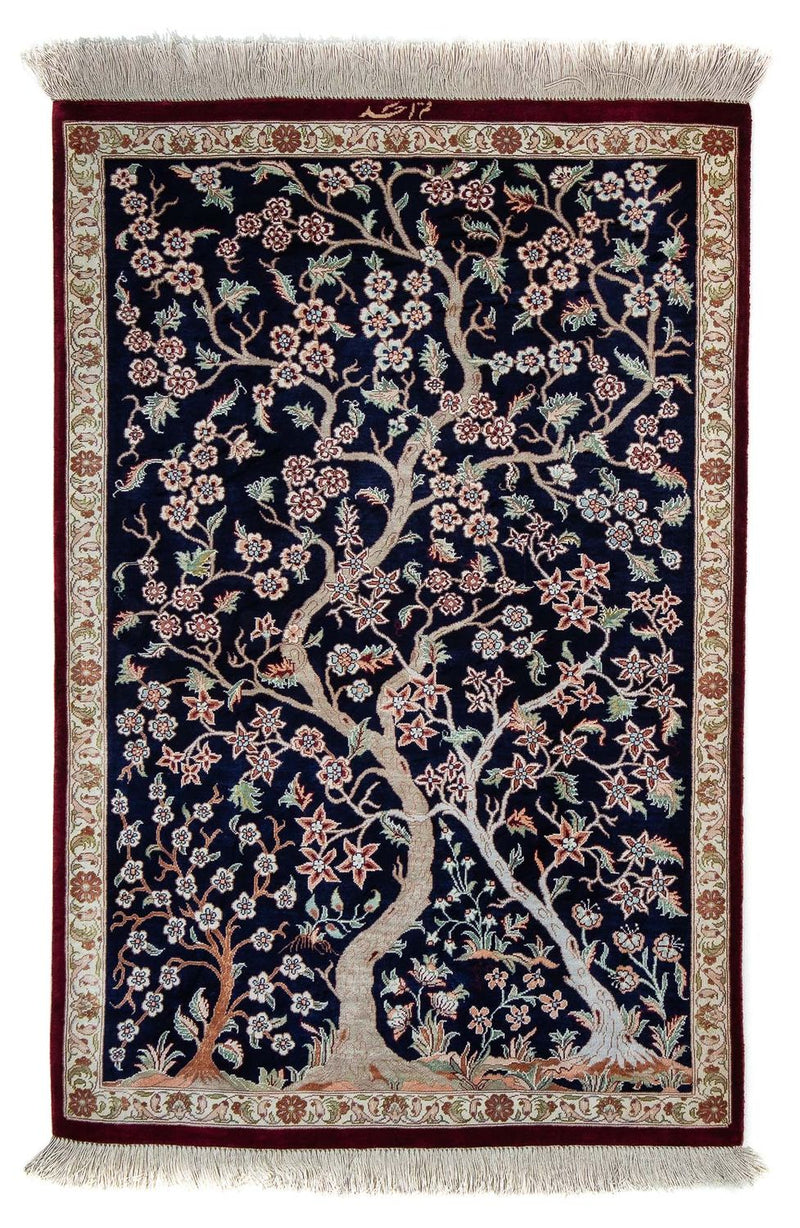 Qom Tapete 87x59cm - Tapete persa