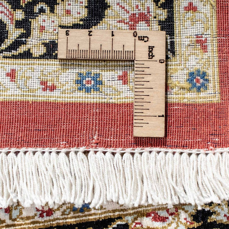 Qom Tapete 55x81cm - Tapete persa - vermelho escuro