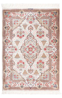 Tapete persa - Ghom - 125 x 84 cm - bege – product image