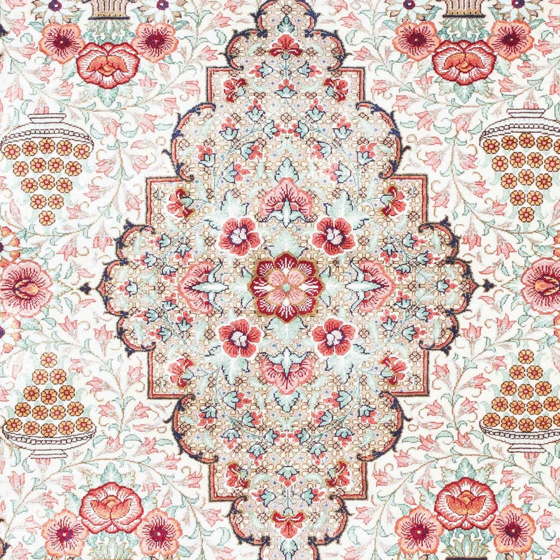 Tapete persa - Ghom - 125 x 84 cm - bege