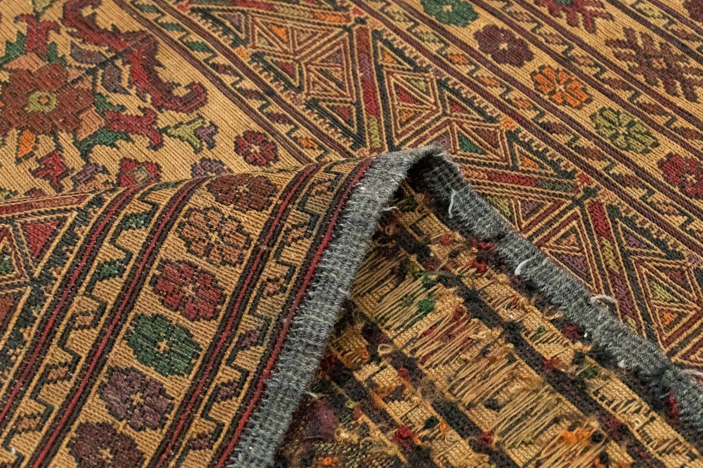 Tapete Kelim - Oriental - 140 x 92 cm - multicolorido
