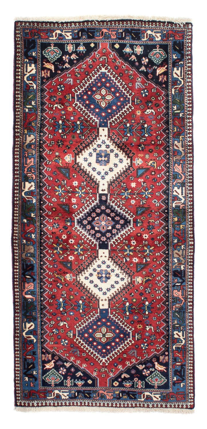 Corredor Tapete Persa - Nomadic - 196 x 87 cm - vermelho escuro