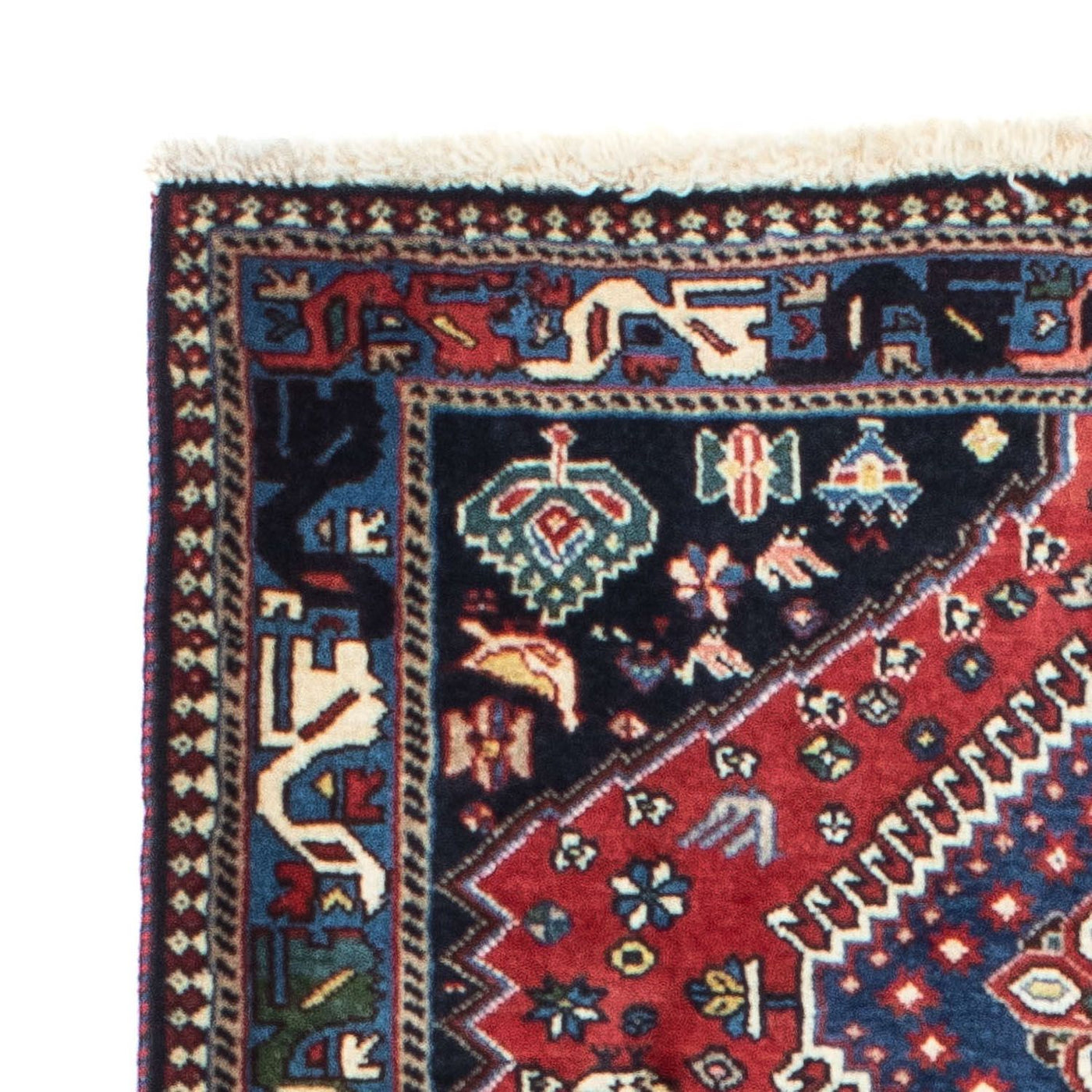Corredor Tapete Persa - Nomadic - 196 x 87 cm - vermelho escuro