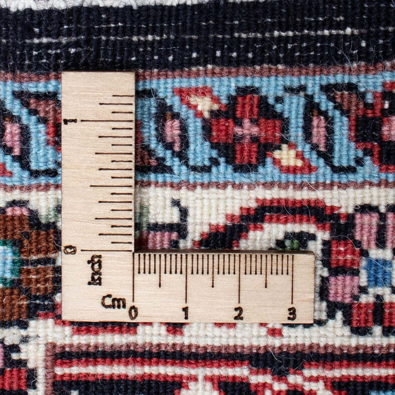 Tapete Persa - Bijar - 211 x 126 cm - vermelho claro