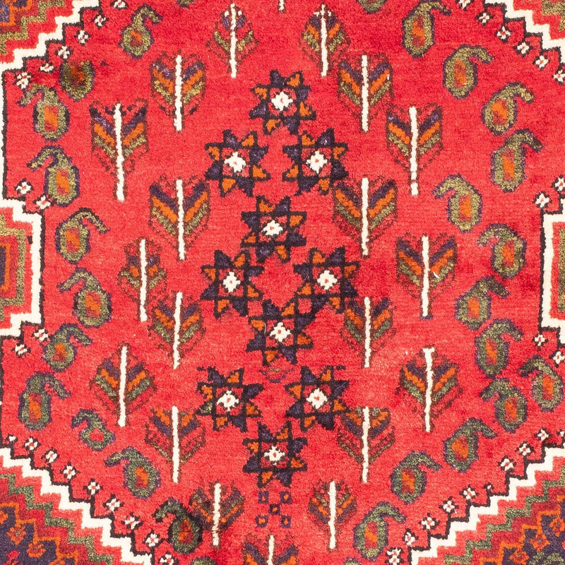 Tapete Persa - Nomadic - 139 x 111 cm - vermelho escuro