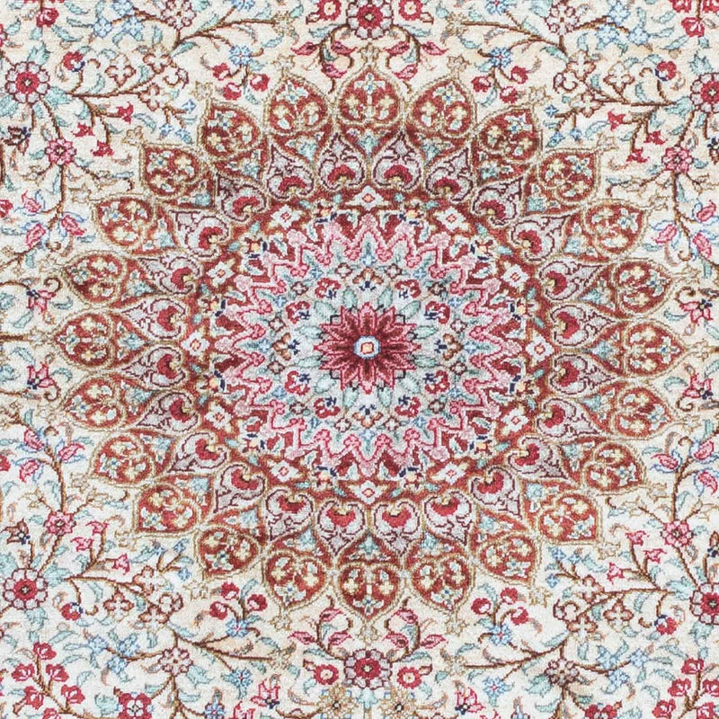 Tapete persa - Ghom - 122 x 79 cm - bege