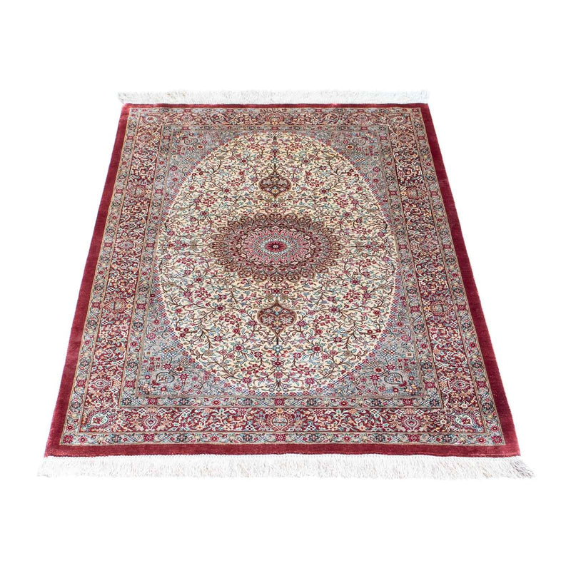 Tapete persa - Ghom - 122 x 79 cm - bege