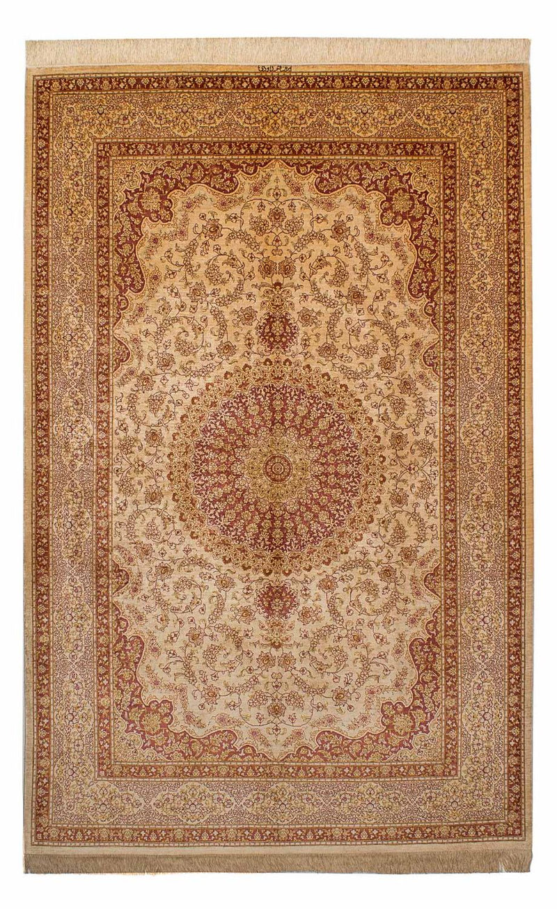 Qom seda Tapete 237x154cm - Tapete persa
