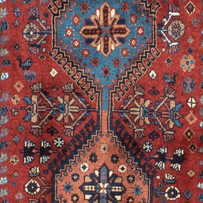 Corredor Tapete Persa - Nomadic - 370 x 84 cm - vermelho escuro