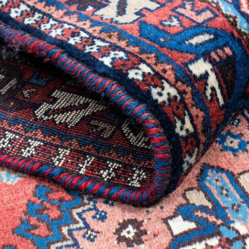 Corredor Tapete Persa - Nomadic - 370 x 84 cm - vermelho escuro