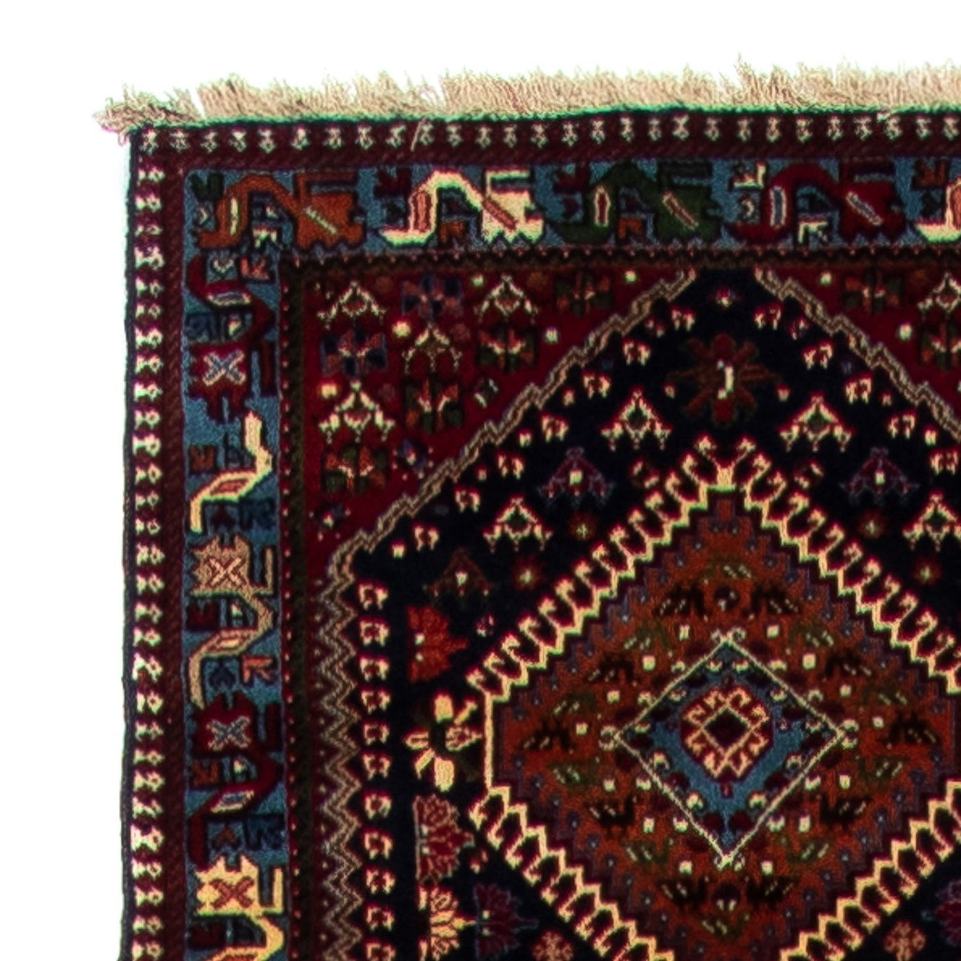 Corredor Tapete Persa - Nomadic - 580 x 83 cm - azul escuro