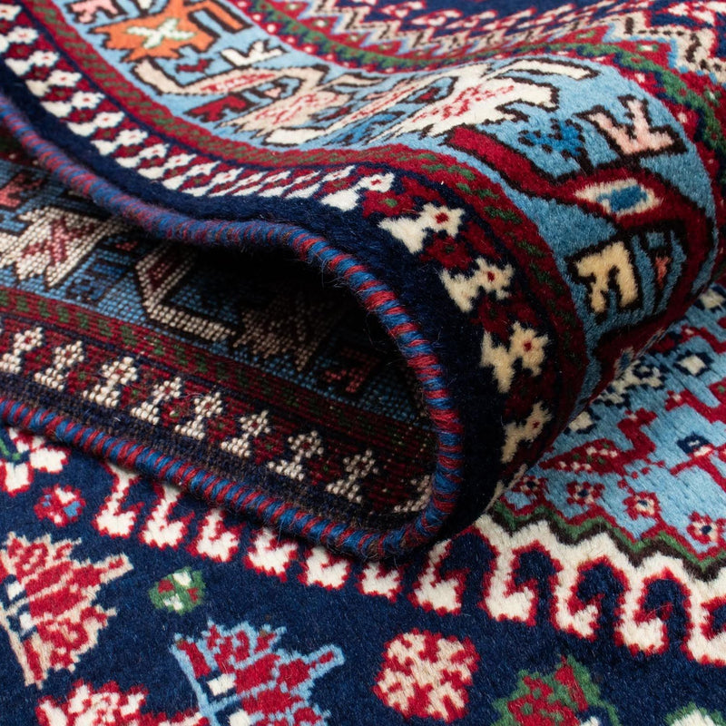 Corredor Tapete Persa - Nomadic - 580 x 83 cm - azul escuro