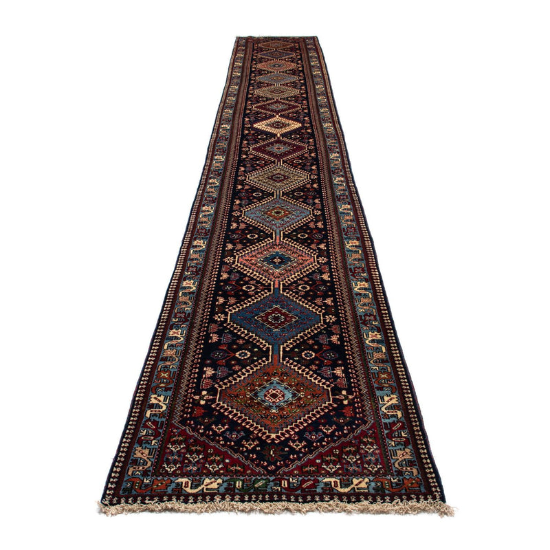 Corredor Tapete Persa - Nomadic - 580 x 83 cm - azul escuro