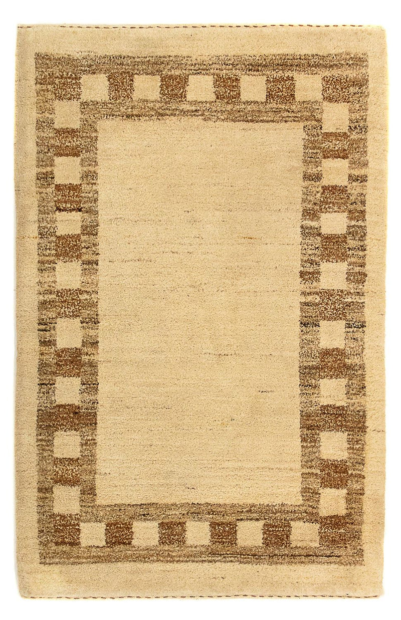 Gabbeh Indo Tapete 122x80cm - Perserteppich Wollteppich