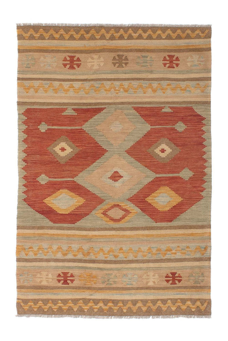 Kilim Maimana Tapete 192x126cm - Tapete de lã