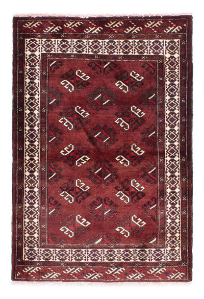 Tapete Baluch 102x145cm - Tapete Oriental - vermelho escuro