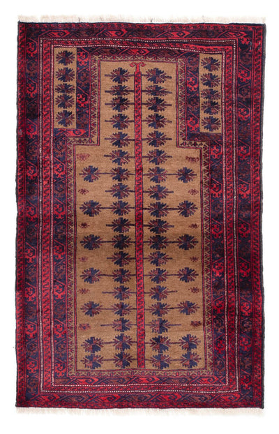 Tapete Baluch 89x147cm - Tapete Oriental - castanho