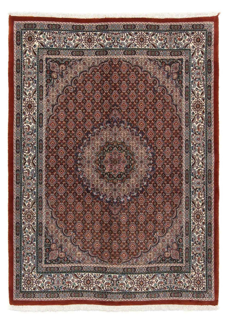 Tapete Persa - Clássico - 197 x 148 cm - vermelho escuro