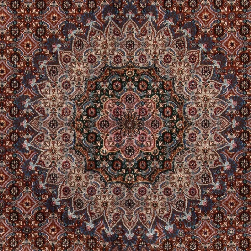 Tapete Persa - Clássico - 197 x 148 cm - vermelho escuro