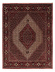 Tapete Persa - Bijar - 248 x 202 cm - vermelho escuro