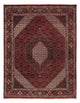 Tapete Persa - Bijar - 258 x 202 cm - vermelho escuro