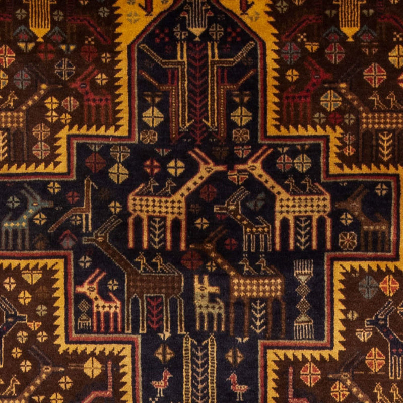Corredor Tapete Baluch - 220 x 109 cm - azul escuro