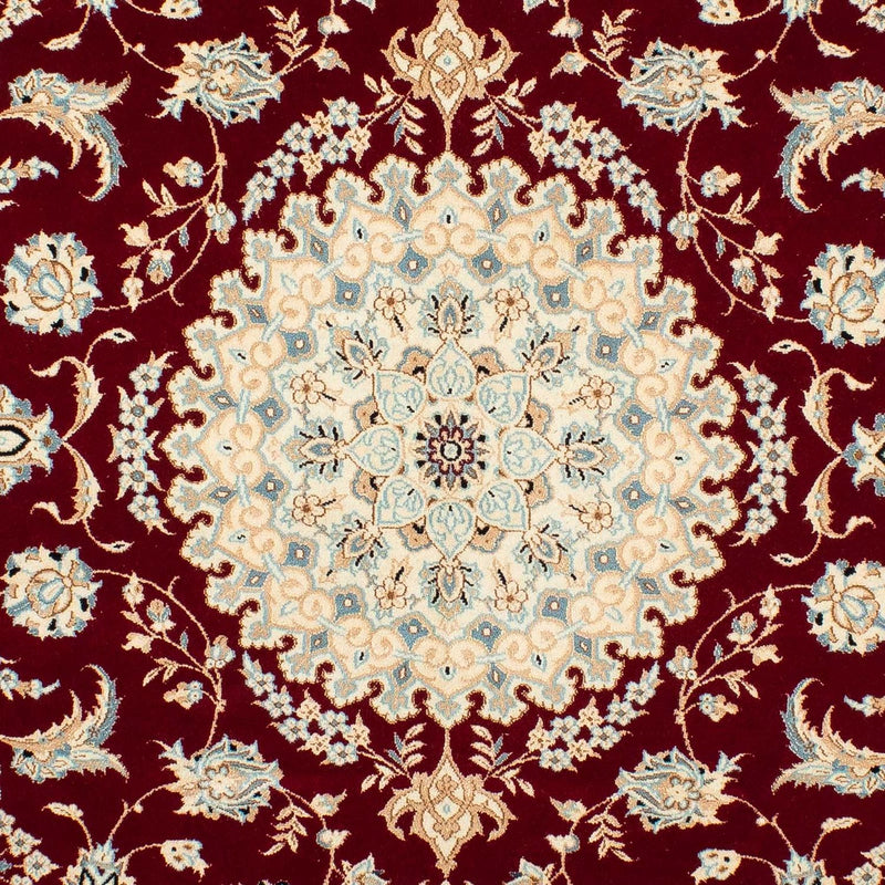 Tapete Persa - Nain - Royal - 236 x 157 cm - vermelho escuro